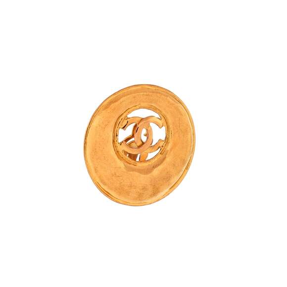 Chanel Vintage Cut-Out Cc Clip-On #234327C87B